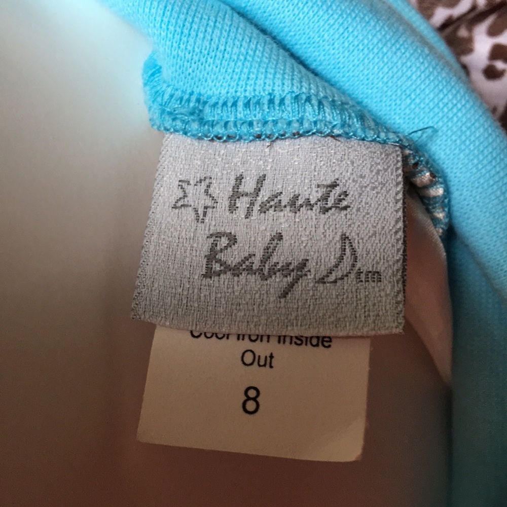 Kids Cheetah Print with Blue stretchy band skirt! - Picture 2 of 2